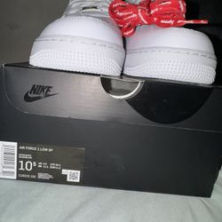 Supreme x Nike Air Force 1 White 10.5