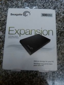 Seagate expansion portable hard drive 500gbs *BRAND NEW*