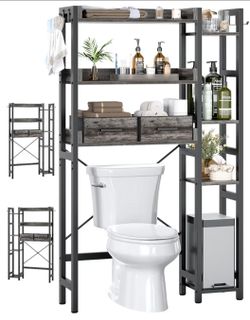 New Shelf Unit Grey Black Metal
