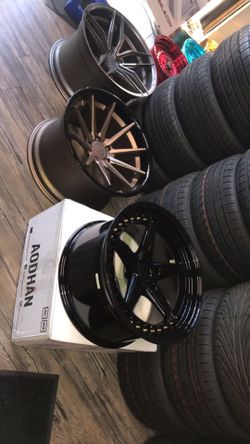 FERRADA WHEELS , AODHAN WHEELS ON SPECIAL 🔥 TIRE GUYS 🔥 WE FINANCE NO CREDIT NEEDED 90 DAY PAYMENT OPTION