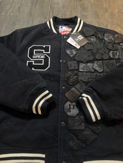 Supreme x New Era MLB Varsity Jacket L