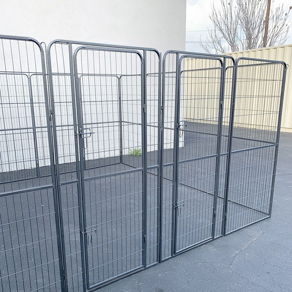$290 (New) Heavy duty 10x10x5ft tall pet playpen 16 panel dog crate kennel exercise cage fence
