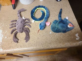 3 Unique Beenie Babies