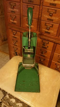 Vintage metal french fry cutter