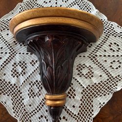Vtg. Baroque Style Wall Shelf