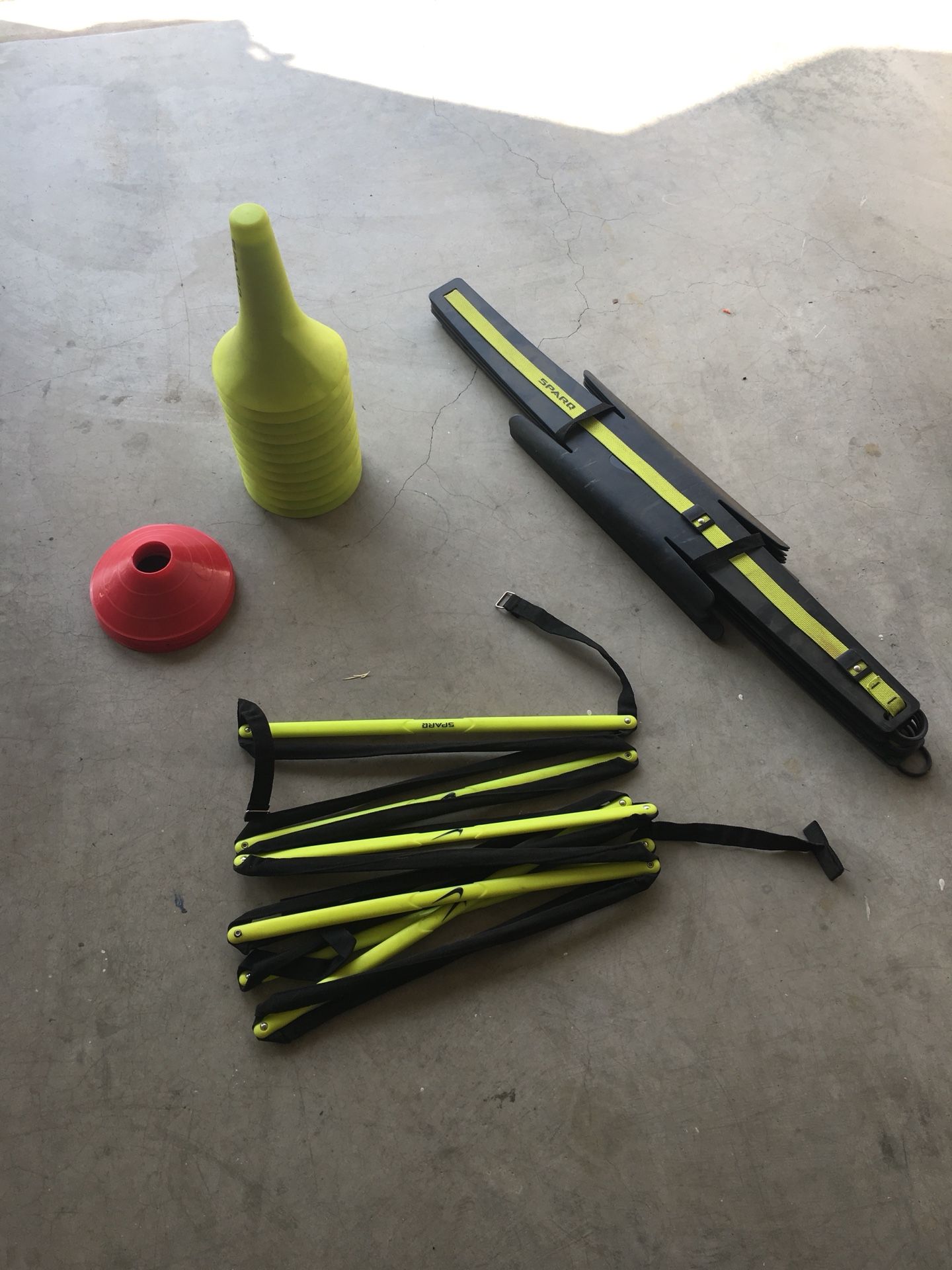 Nike Sparq agility training gear. Cones, ladder n hurdles. $40