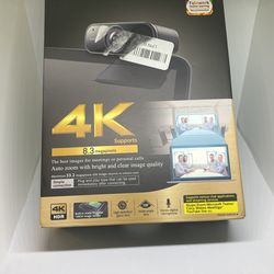 Elecom 4K Webcam With Cover, 60fps, (#3)