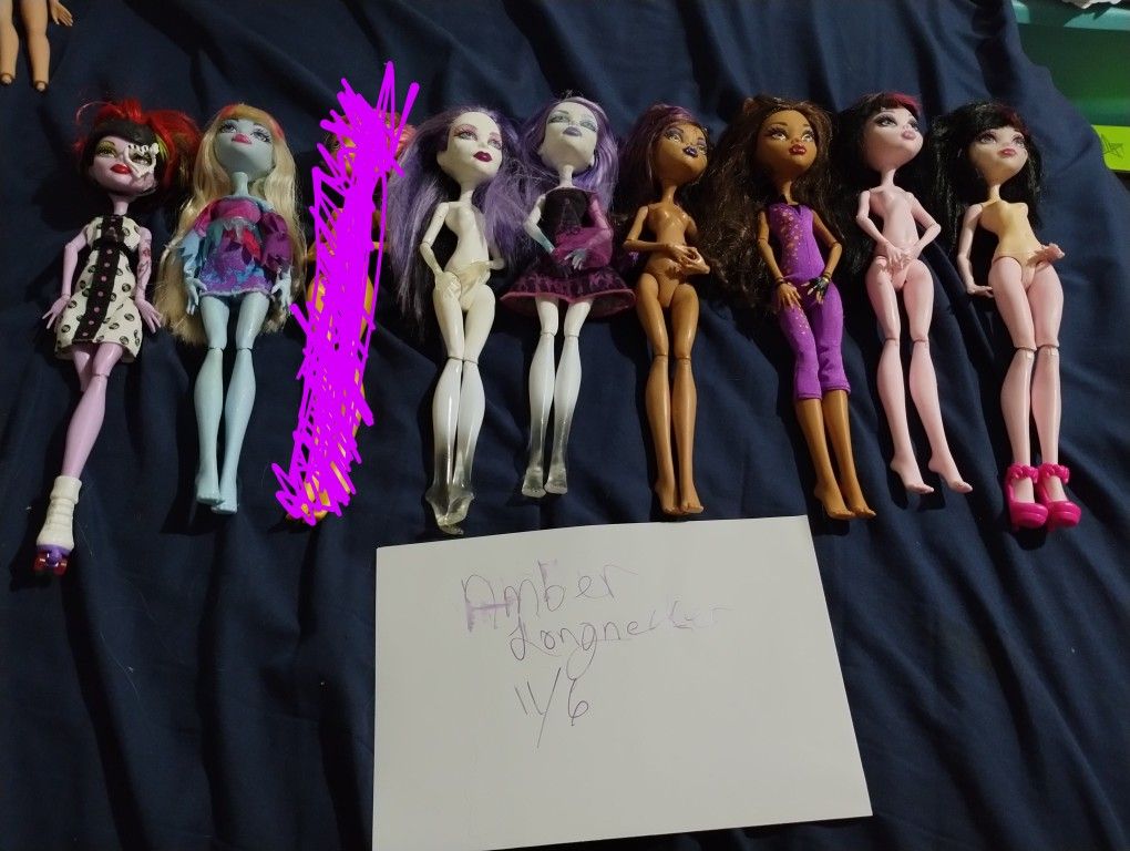 Doll Lot Monster High Bratz