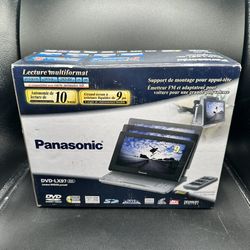 Panasonic DVD-LX97 Portable DVD Player SD Card 9-Inch Display Screen - Silver