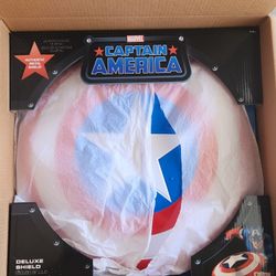 2012 Authentic Metal Captain America Shield New Deluxe Marvel