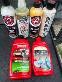 Car wax supplies.