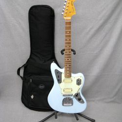 2019 Fender Vintera '60s Jaguar Modified HH Electric Guitar Sonic Blue