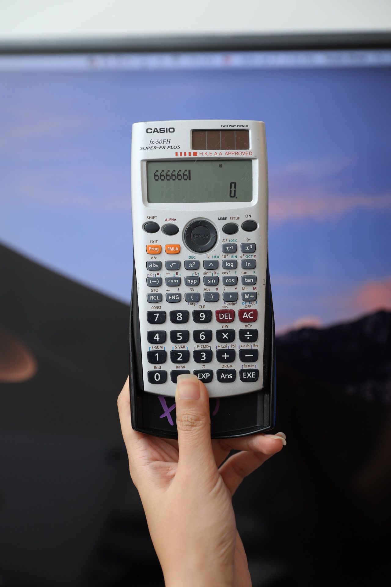 Casio Calculator Scientific FX50FH - 100% working perfectly!