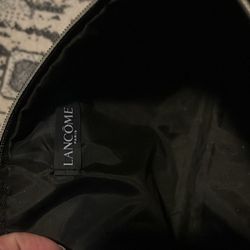 Black Lancôme Makeup Bag