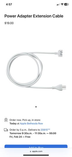 Apple Power Adapter Extension Cable  Thumbnail