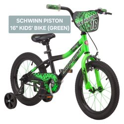 Schwinn Piston 16" Kids' Bike (Green)