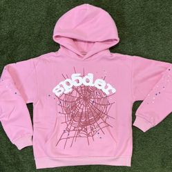 Spider Hoodie Pink 