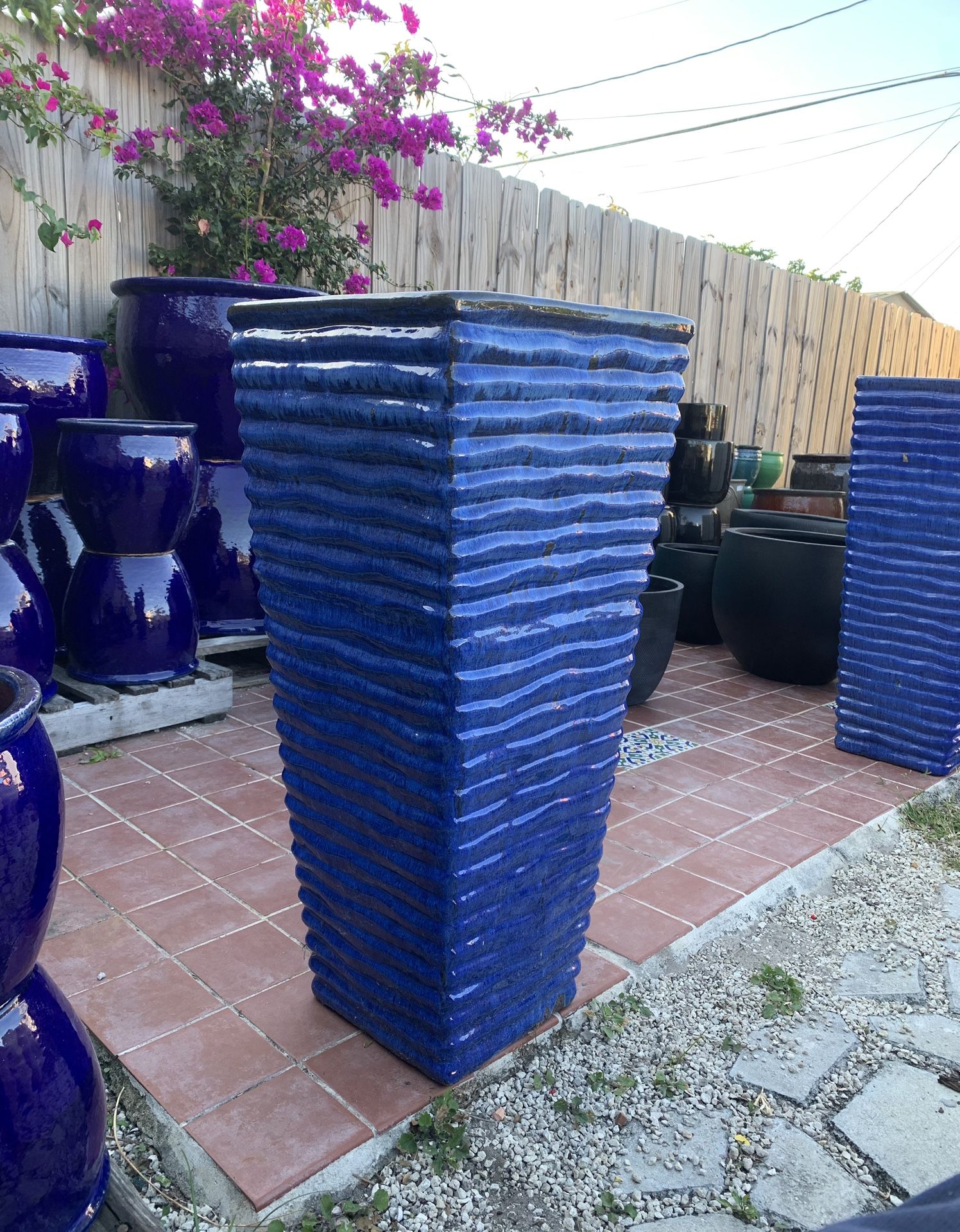 Big Planter Pot Ceramic Fountain