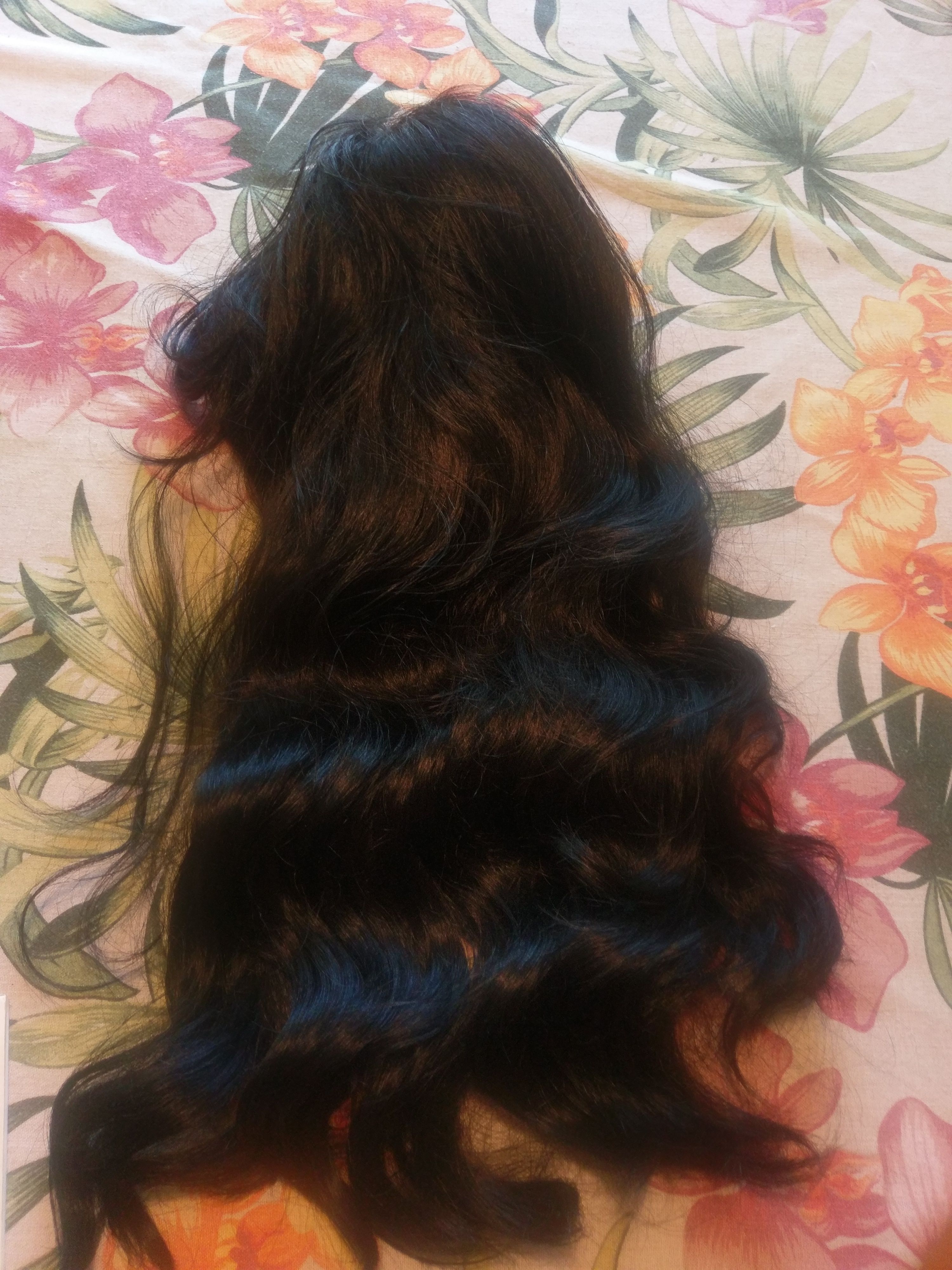 Lace front wig