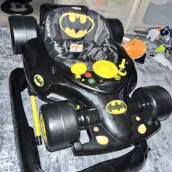 KidsEmbrace DC Comics Supportive Batman Superhero Baby Batmobile Walker, Black- Unisex