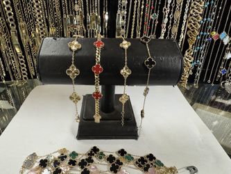 14K Gold Clover Bracelets – Elegant Luxury Style