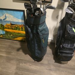 MEN'S GOLF CLUBS WITH GOLF BAG (12 CLUBS)