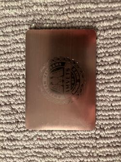 Vintage WWII AMVETS Metal Card address book NEW