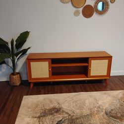 Boho Tv stand for a 75 Inch TV 
