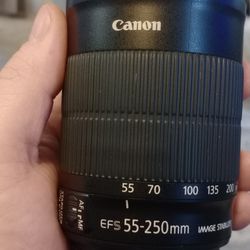 Canon Ef-s IS 55-250mm Like New 