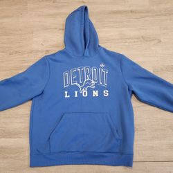 Detroit Lions Official NFL Men's 2x Blue Hoodie 