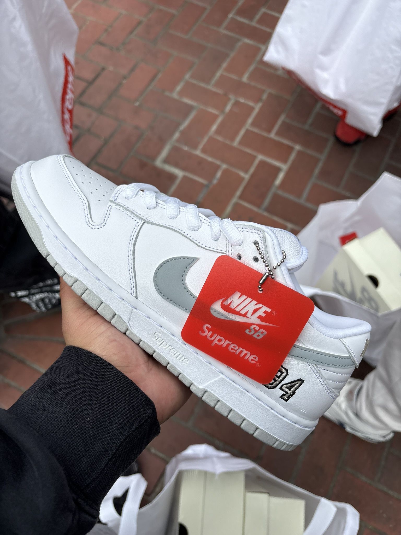 Nike Dunk Low Sb Supreme 94 White