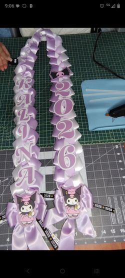 Kuromi Graduation Leis