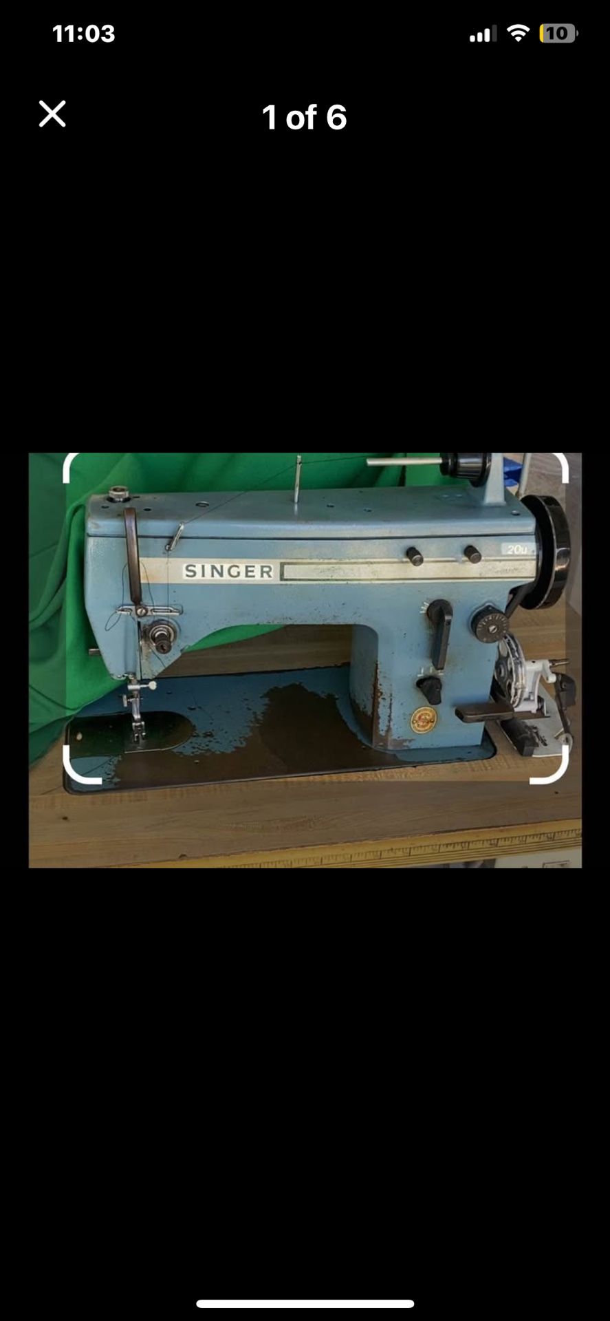 Maquina de costura recta y maquina de overlock
