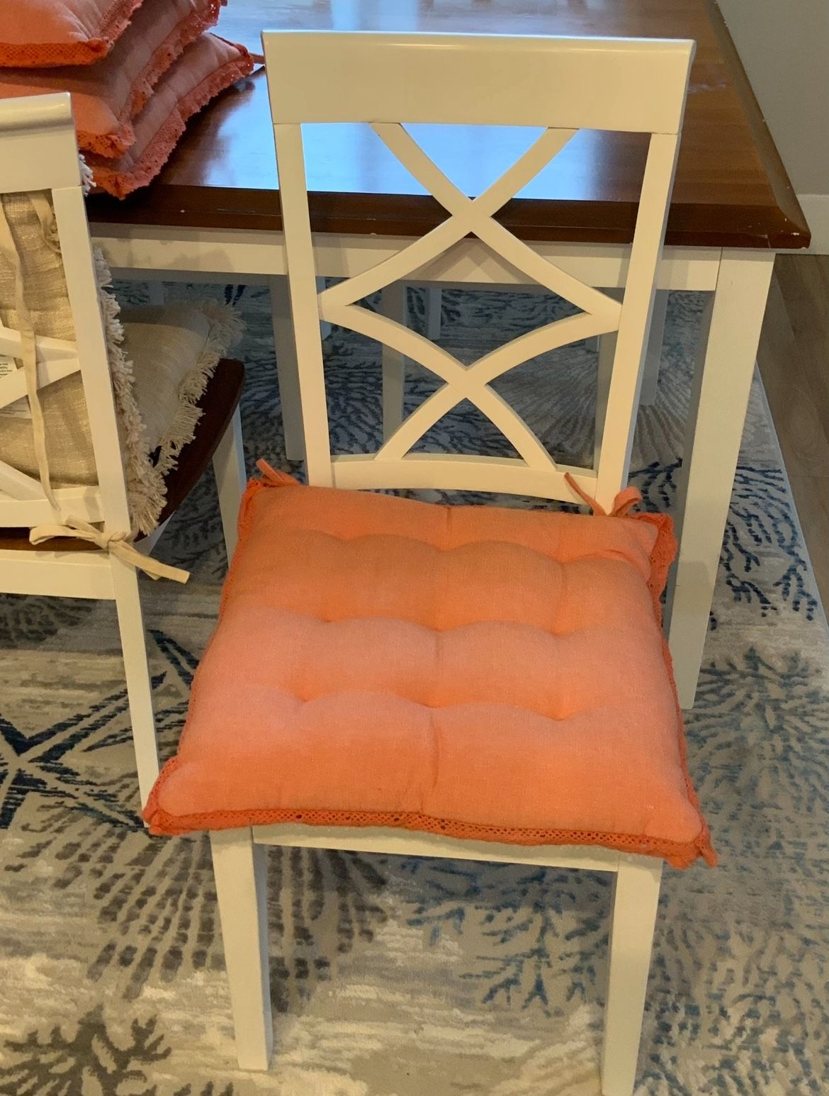 The Farmhouse Kitchen Indoor Outdoor Chair Cushions