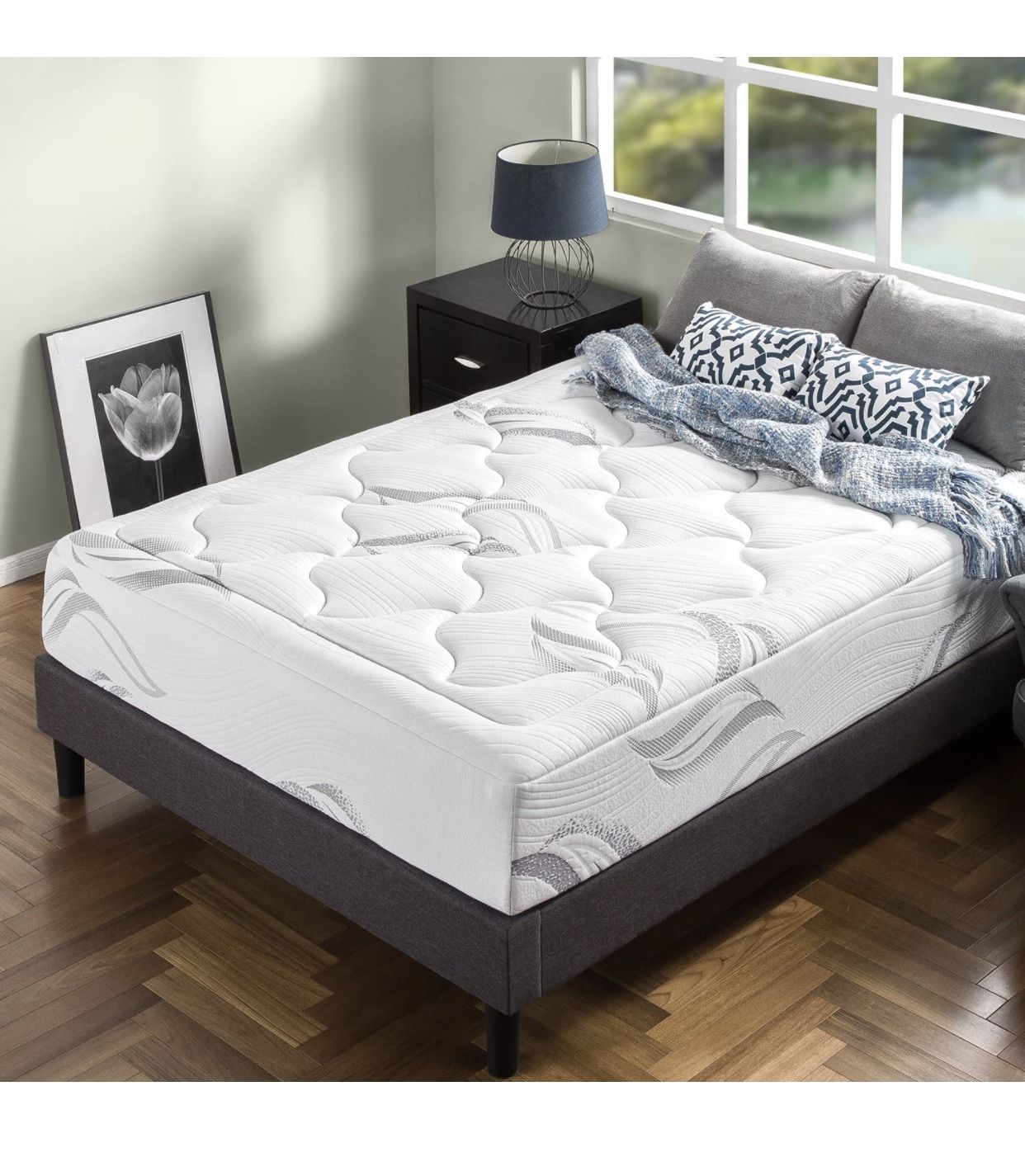 Full Mattress And Boxspring With Iron Bed Frame for Sale in Keizer, OR