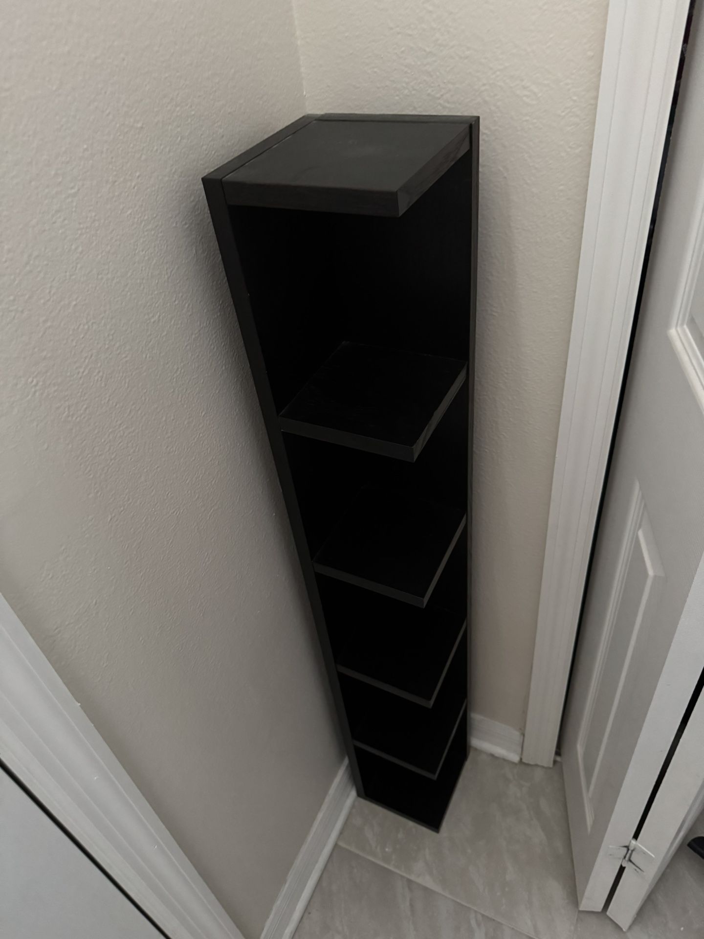Black Corner Hanging Shelf