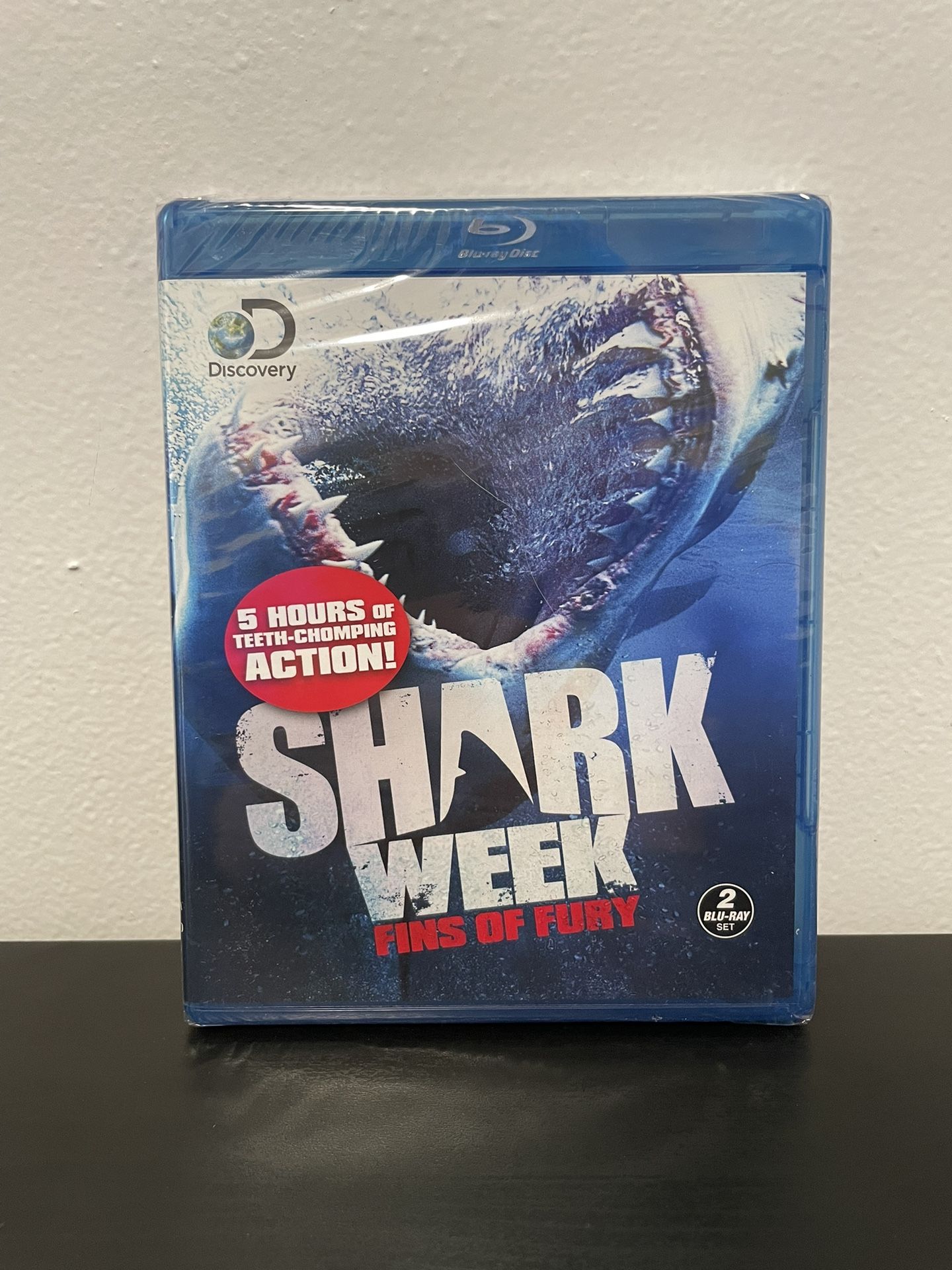 Shark Week Fins Of Fury Blu Ray 2 Disc Set NEW SEALED Discovery 2013
