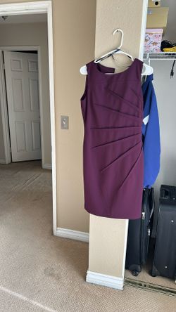 Purple Calvin Klein Dress Size 10