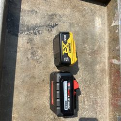 Milwaukee 12.0 battery Dewalt 5.0 battery