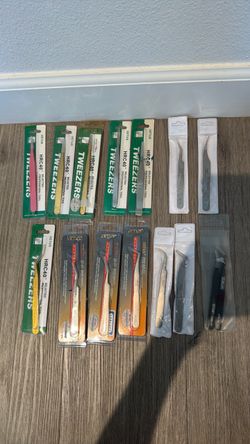 ✨ 14 PCS MIXED VETUS PROFESSIONAL LASH TWEEZERS