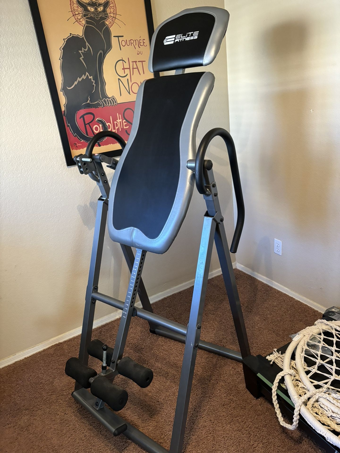 Elite Fitness Inversion Table $50