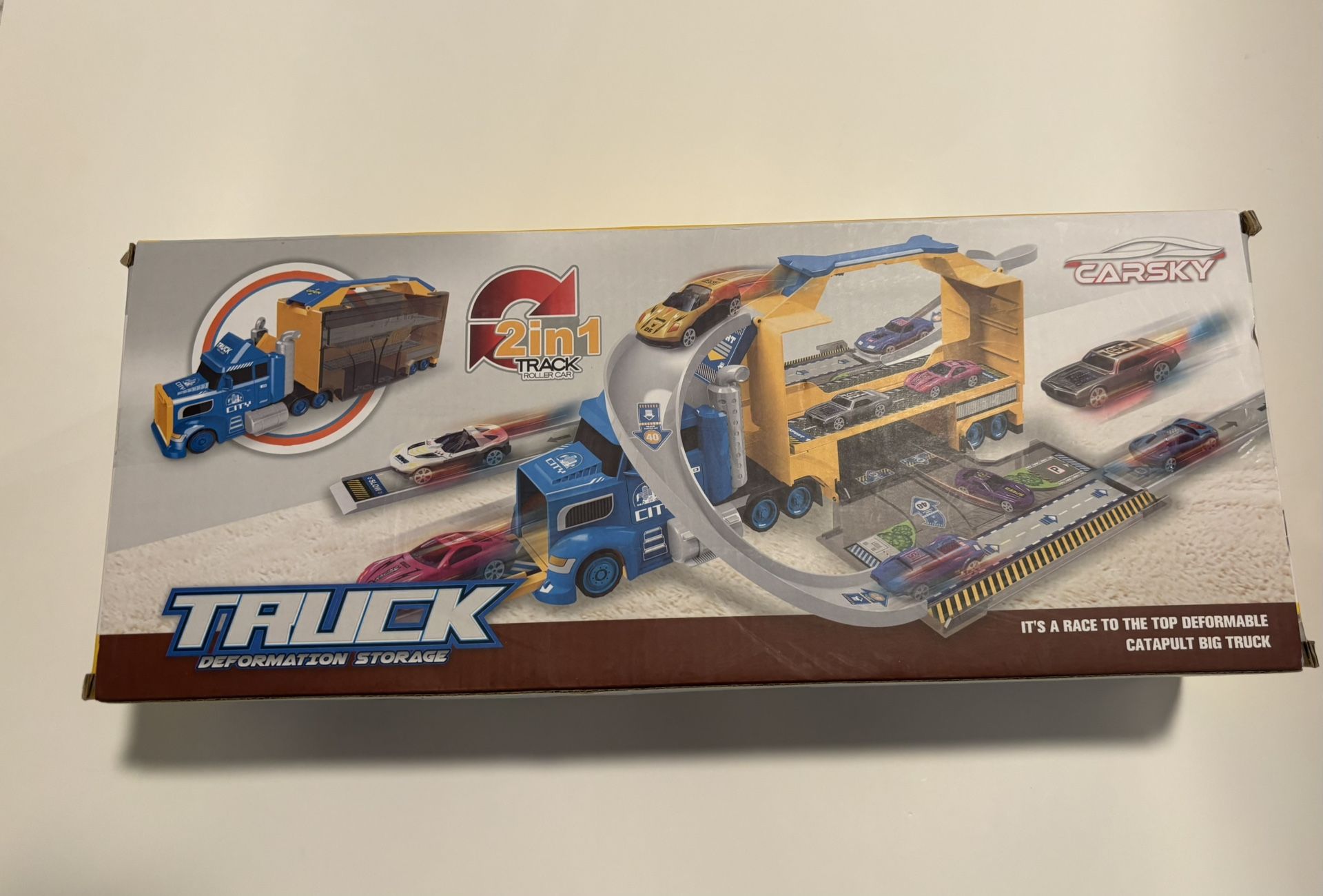 2 In 1 Track Roller Car Course