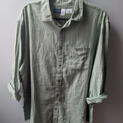 Sage Button Up Shirt