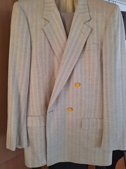 Stunning Field Brothers Silk/Wool Double Breasted Sport Jacket 42L 