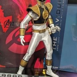 Fig Zero White Ranger And Green Ranger Open Box Display Only 