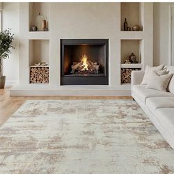 Brand NEW Beige  Area Rug  5/7