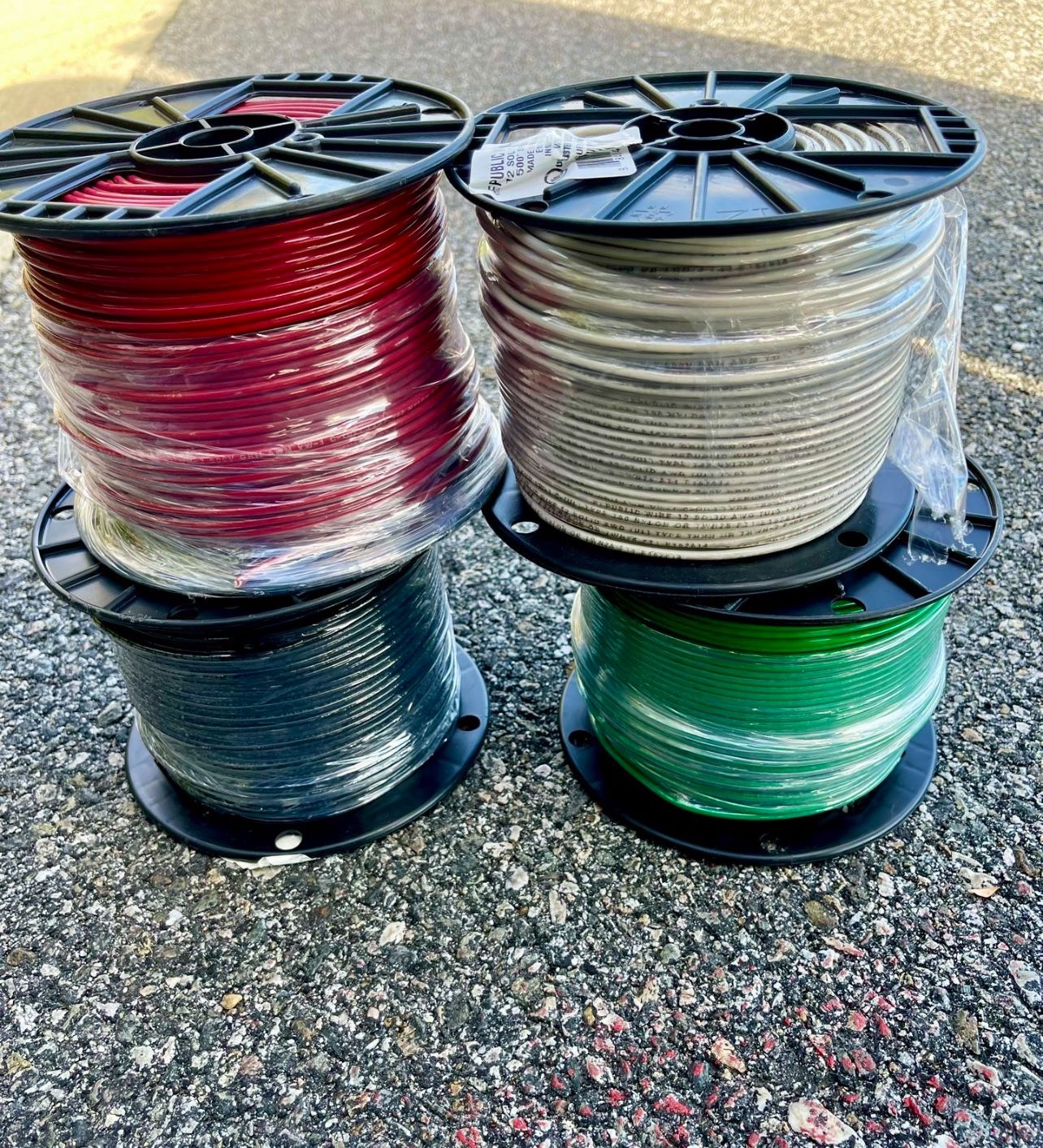 Electrical Wire #12 Solid New Full Rolls 500ft