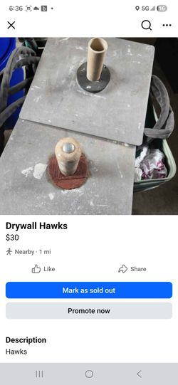Drywall hawks
