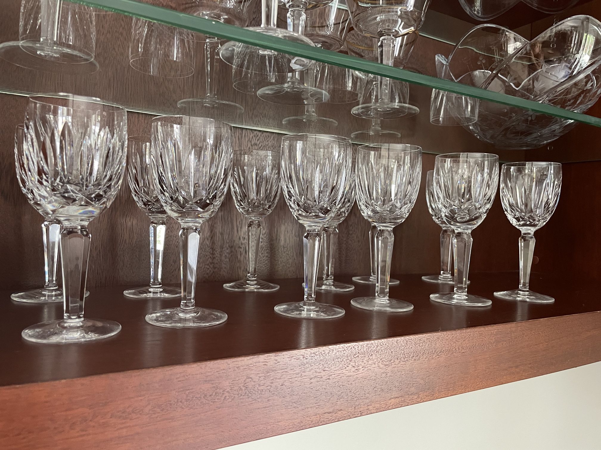Crystal Kildare Claret Wine Glasses Set Of 12