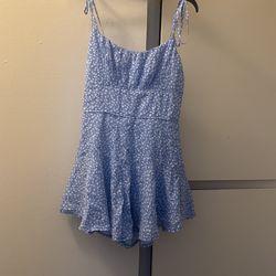 Spring Fling Floral Romper Size M